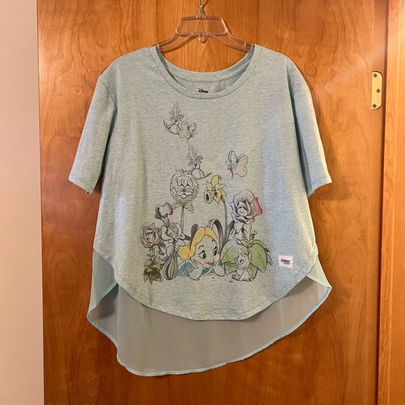 Disney Tops - Disney Store Alice In Wonderland Shirt Top Blue Animators Collection Medium